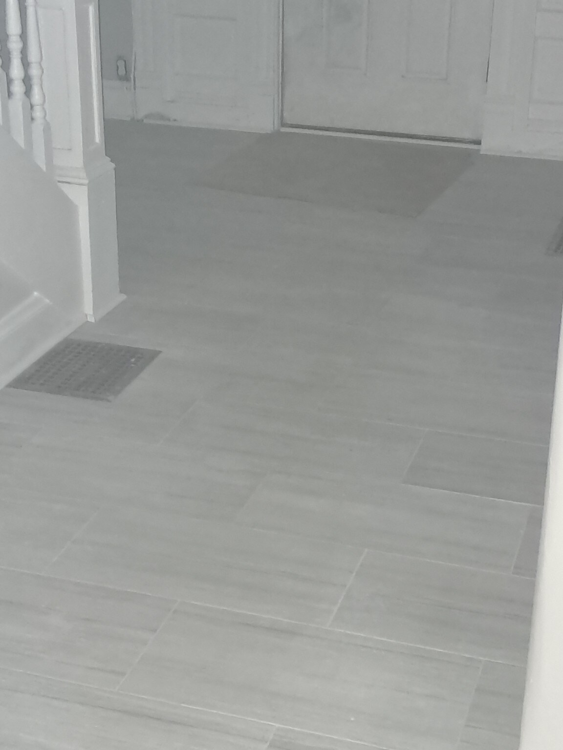 Interior tile flooring